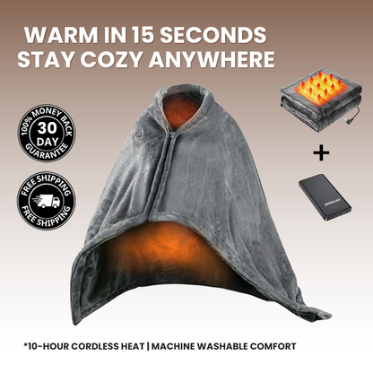 Ranuha™ Portable Heated Blanket Shawl