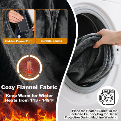 Ranuha™ Portable Heated Blanket Shawl