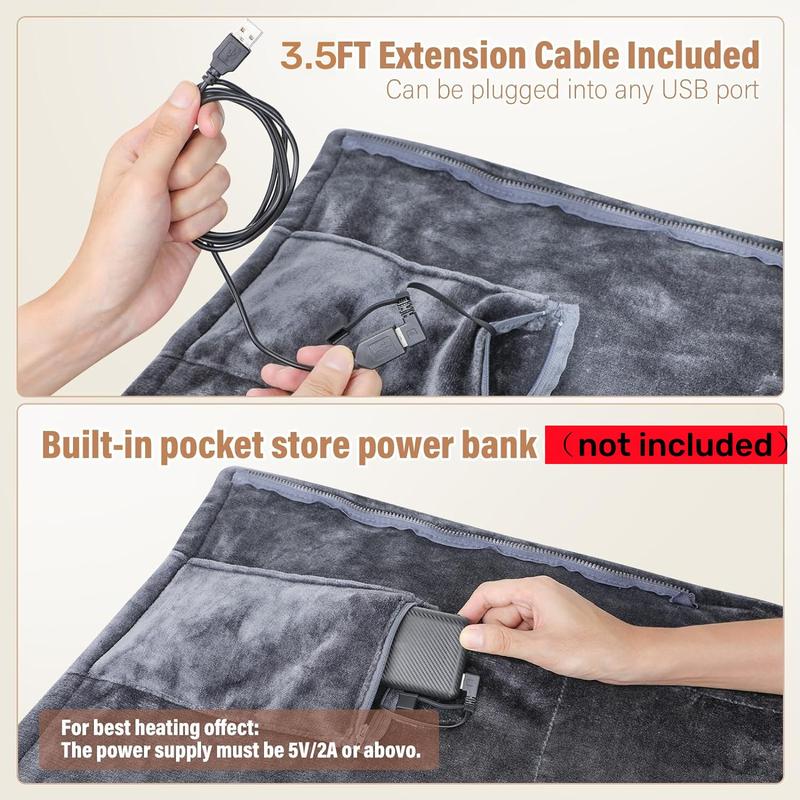 Ranuha™ Portable Heated Blanket Shawl